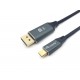 Equip 133423 adaptador de cable de vídeo 3 m USB Tipo C DisplayPort Gris